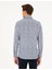 Erkek Lacivert Slim Fit Uzun Kollu Gömlek 50292143-VR033 5