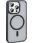 Apple iPhone 12 Pro Max Magsafe Şarj Özellikli Arka Yüzeyi Mat Frosted Kılıf 3