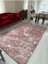 Carpet Cover Pembe Mermer Model Ipek Kadife Lastikli Halı Örtüsü 5