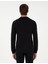 Pierre Cardin Erkek Siyah Regular Fit Bisiklet Yaka Basic Sweatshirt 50298968-VR046 5