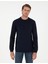 Pierre Cardin Erkek Lacivert Regular Fit Bisiklet Yaka Basic Sweatshirt 50298968-VR033 1