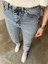 Kadın Yıkamalı Boyfit Jean Pantolon 2