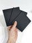 Pres Tuval 3'lü Kare Set 11*11 Cm. Siyah %100 Pamuk 310 Gr/m2 2