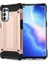 Oppo Reno 5 Pro 5g Uyumlu Kılıf Crash Silikon Kapak, Rose Gold 1