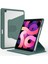 Apple iPad 10.2 (8.nesil) Uyumlu Tablet Kılıfı Nayn Dönebilen Standlı Kılıf, Koyu Yeşil 1