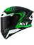 Tt-Course Overtech Siyah-Yeşil Tam Kapalı Kask 1