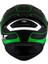 Tt-Course Overtech Siyah-Yeşil Tam Kapalı Kask 4