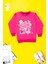 Kız Çocuk Giyim - Yumuşacık Şirin Çiçek Baskılı Sweatshirt 1
