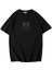 Oversize White Spider Kristal Taş Baskılı T-Shirt 1
