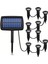 Dış Mekan ve Iç Mekan Için 10 Parça Set Güneş Enerjili LED Işıklar Siyah (Yurt Dışından) 1