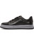 Erkek Siyah Bağcıklı Deri Sneaker 24WFD603818 2