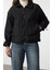 Kadın Moda Şık Oversize Dik Yaka Standart Düz Astarlı Oversize Su Itici Kapitone Şişme Mont 1