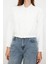 Kadın Moda Şık Bol Hakim Yaka Crop Düz Astarlı Oversize Crop Ince Bomber Mont 1