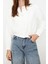 Kadın Moda Şık Bol Hakim Yaka Crop Düz Astarlı Oversize Crop Ince Bomber Mont 4