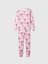 Kız Çocuk Pembe Gap × Barbie™ Desenli Organik Pamuk Pijama Takımı 1