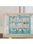 Anne Bebek 9 Cepli Beşik Kenarı Düzenleyici, 54*49 Cm, Mavi Renk ve pembe renk seçeneği 1