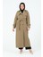 Evin Kadın Büyük Beden Cotton Kumaş Kemerli Trençkot 1
