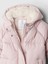 Kız Bebek Pembe Geri Dönüştürülmüş Heavyweight Sherpa Primaloft® Puffer Şişme Mont 2