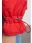 Kadın Moda Şık Oversize Dik Yaka Standart Düz Astarlı Oversize Su Itici Kapitone Şişme Mont 4