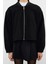 Kadın Moda Şık Oversize Hakim Yaka Standart Düz Astarlı Oversize Kaşe Bomber Ceket Mont 4