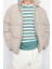 Tasarım Düz Astarlı Yaka Standart Bol Dik Unisex Oversize Fit Dik Yaka Şişme Kışlık Mont 1