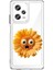 Xiaomi Redmi Note 12 ProPLUS Uyumlu Şaşkın Çiçek Desenli Silikon Kılıf 1