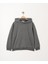 Erkek Çocuk Cepli Kapüşonlu Sweatshirt - Füme 1