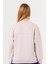 Kız Çocuk Şerit Modelli Nakışlı Sweatshirt - Lila 4