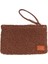 El Yapımı Clutch Çanta - Kahverengi 3