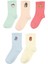 DINO NKS 5 LI SKT-G 4PR Çok Renkli Kız Çocuk Soket Çorap 1