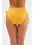 2513 Sarı Yanı Büzgülü Ipli Bikini Altı 3