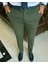 Italyan Kesim Slim Fit Yeşil Kumaş Pantolon T12077 1