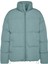 Unisex Moda Şık Bol Dik Yaka Standart Düz Astarlı Oversize Fit Dik Yaka Şişme Kışlık Mont 1