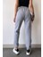 Kadın Kışlık Kalın Içi Polarlı Yüksek Bel Paçası Lastikli Basic Jogger Eşofman Altı 3