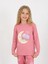 Uzun Kollu Kız Çocuk Pijama Takımı Moon Nıght 3