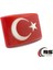 Türk Bayrağı Kaliteli Etiket Panjur Arması 3 Boyutlu Vidalı Arma (459474569) 1