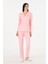 Kadın Pembe Pijama Takım 50303370-VR041 1