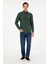 Erkek Koyu Yeşil Gömlek Basic 50293980-VR079 4