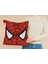 Spiderman Maske Desenli Kare Yastık Kılıfı 1