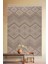 Bukleli Modern Iskandinav Gri Krem Makine Halısı Yolluk Antre Mutfak Salon Oturma Odası Koridor Sisal 2