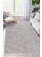 Bukleli Modern Iskandinav Gri Krem Makine Halısı Yolluk Antre Mutfak Salon Oturma Odası Koridor Sisal 1
