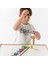 Montessori Eğitici Ahşap Tırtıl Ipe Dizme Oyunu - Renkli Sayılar 6