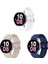 Samsung Galaxy Watch 4 5 Pro 6 7 Seri 40 44MM Classic 42 43 45 46 47MM 3lü Set Silikon Kordon 1