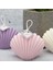 Poli Karbon Sert Plastik Shell Mum Kalıbı Küçük Boy 9,3x7,1 cm 2