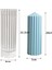 Poli Karbon Sert Plastik Mum Kalıbı Dik Çizgili Kule Şekilli 22,2 cm 5