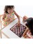 Montessori Ahşap Satranç / Eğitici, Öğretici ve Güvenli Zeka Oyunu 5