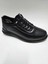 Hakiki Deri Siyah Bağcıksız Rahat Kauçuk Tabanlı Erkek Ayakkabı C-8401446 2
