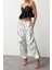Moda Kalp Yaka Dokuma Crop Düz Desen Şık Gece Crop Askılı Kol Bluz 4