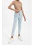 Moda Dik Yaka Örme Slim Düz Desen Casual Günlük Regular Uzun Kol Bluz 2