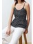 Moda Asimetrik Yaka Örme Slim Çiçekli Desen Casual Günlük Regular Uzun Kol Bluz 2